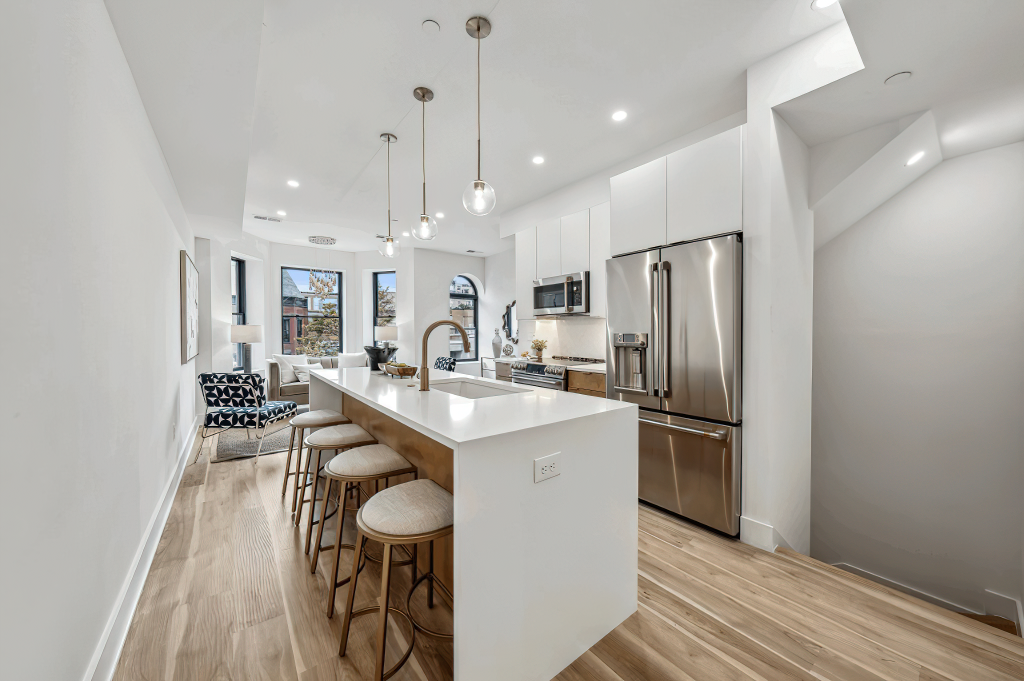 Open kitchen and living – MAAC Construction